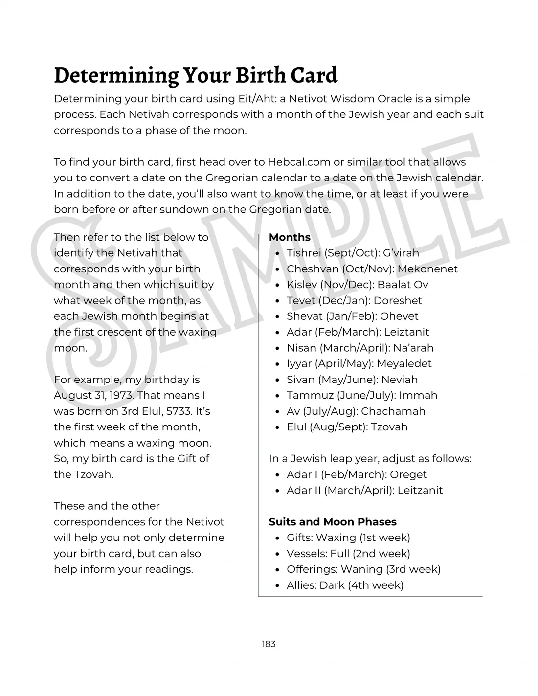 Netivot Wisdom Oracle Workbook