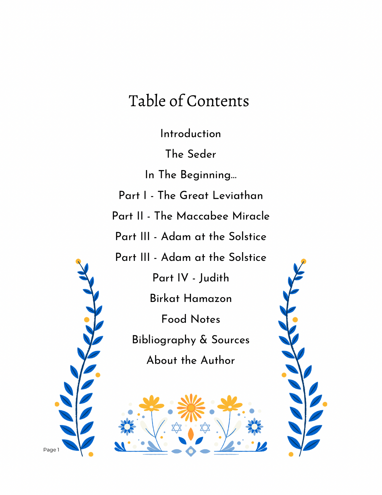 Haggadah Bundle - Passover & Hanukkah (PDFs)