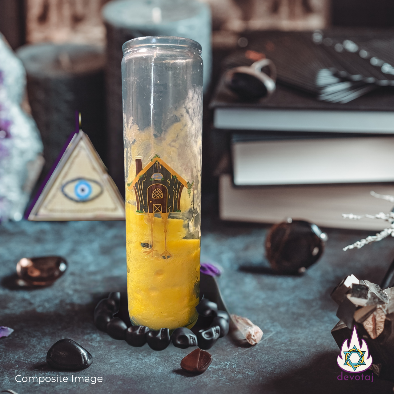 Baba Yaga's House Sticker | Doikayt | Judaica Yiddishkeit | Slavic Folklore