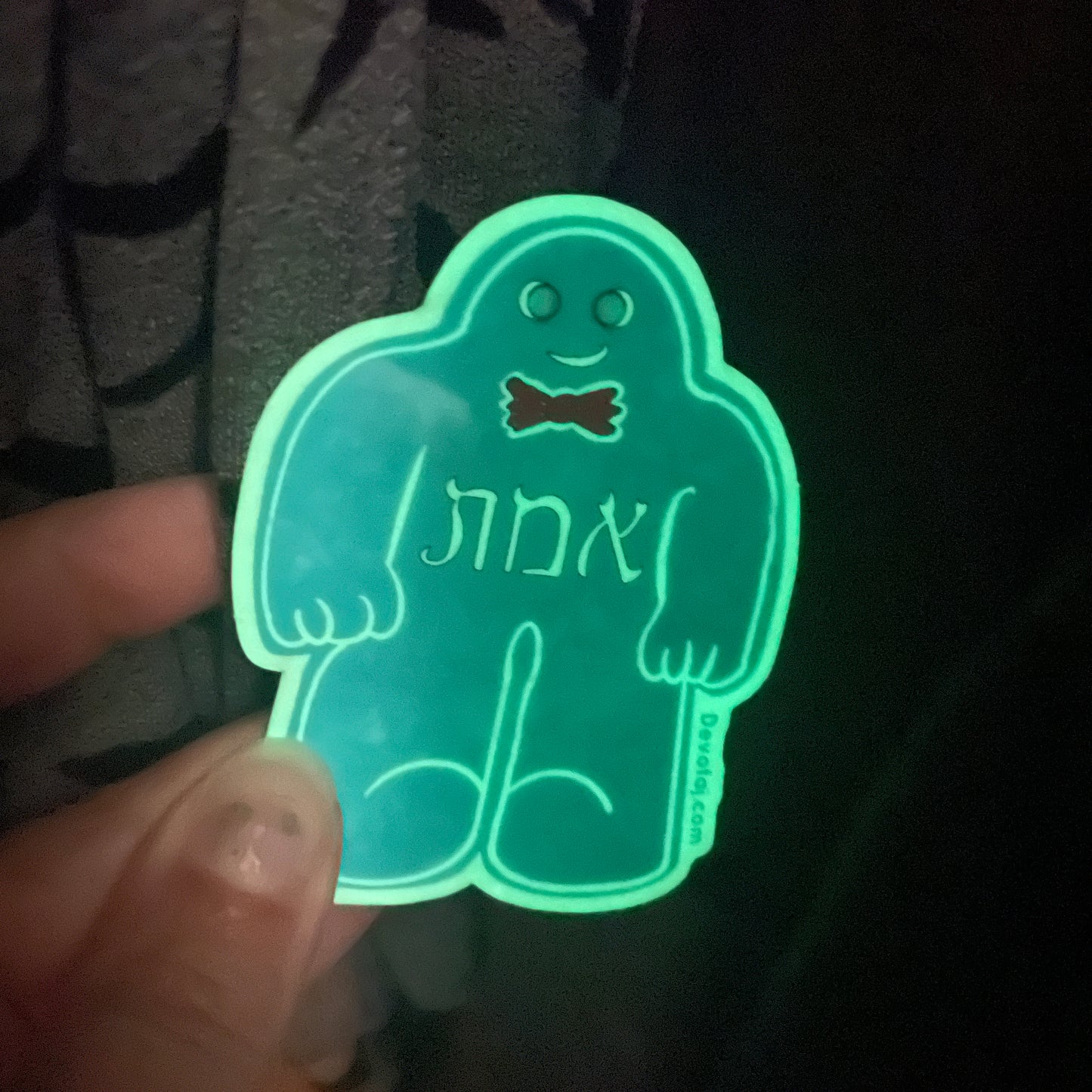 Boo-Berry Golem Sticker (Glow-in-the-dark)