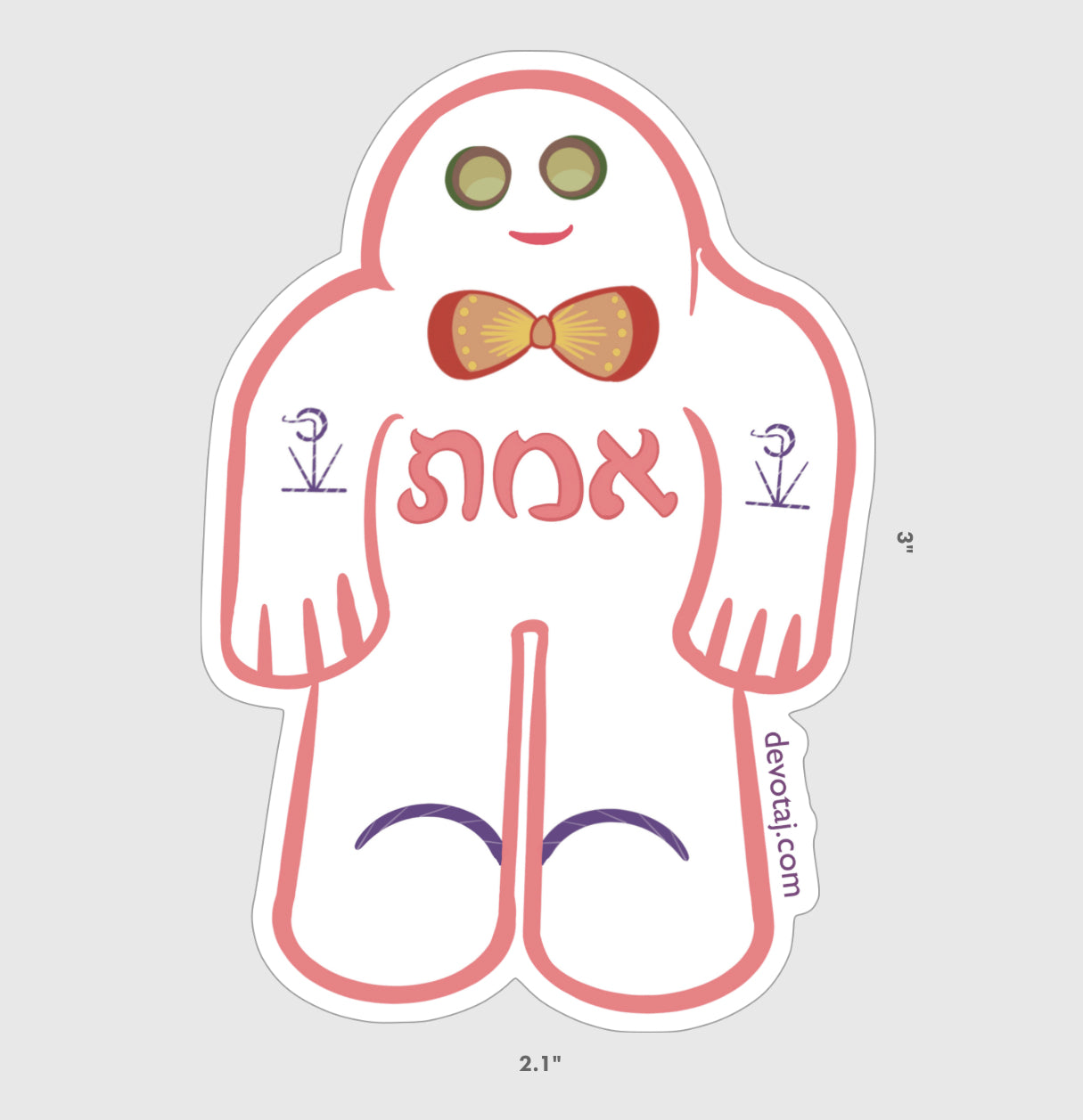 Schmearly Beloved Golem Sticker