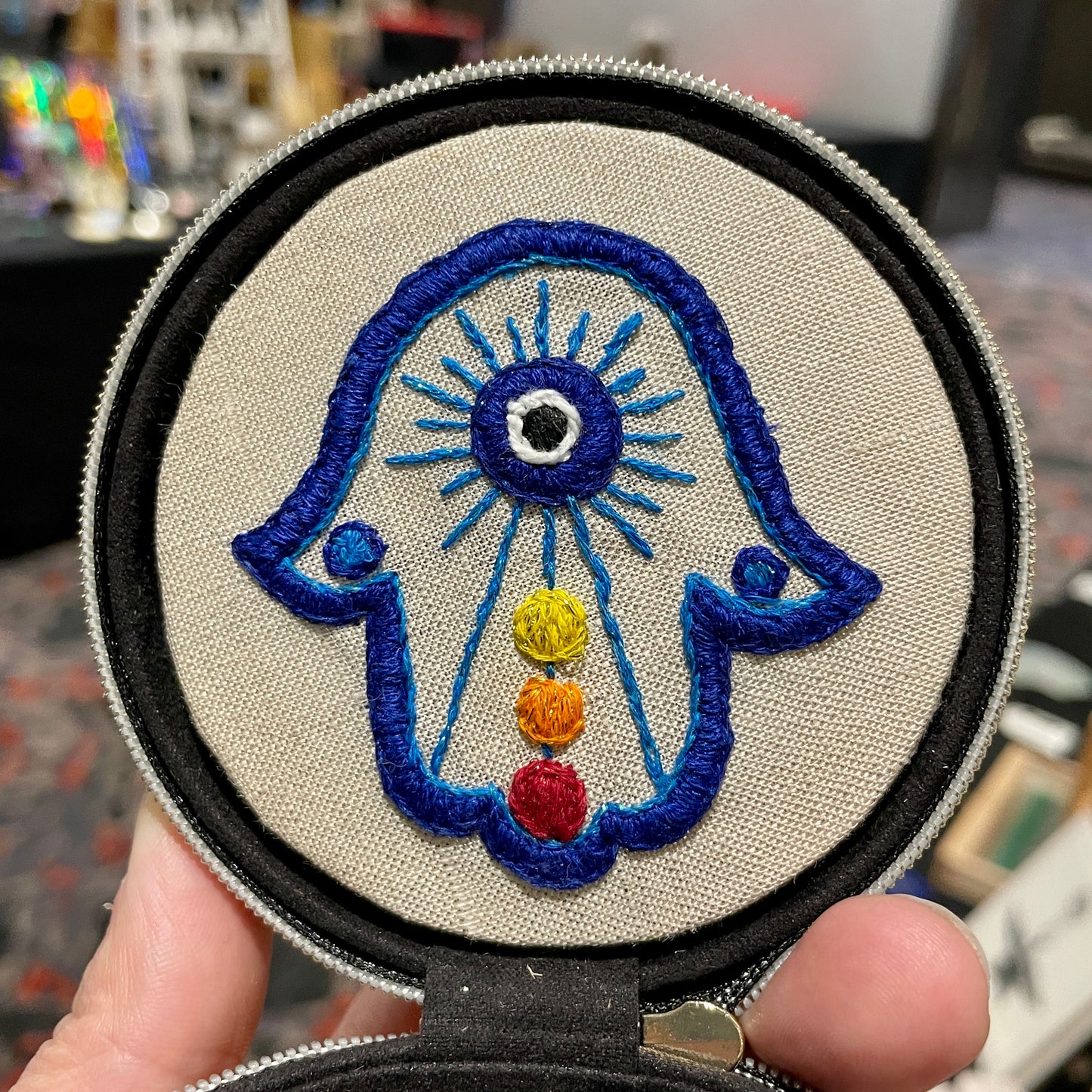 Radiating Protection Hamsa Travel Altar