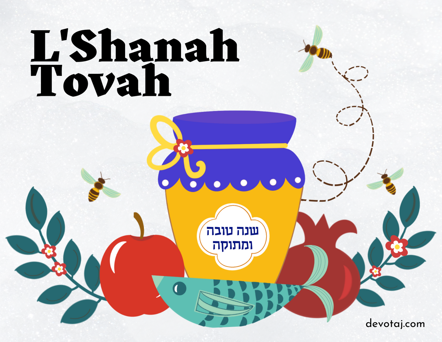 L'Shanah Tovah Postcards