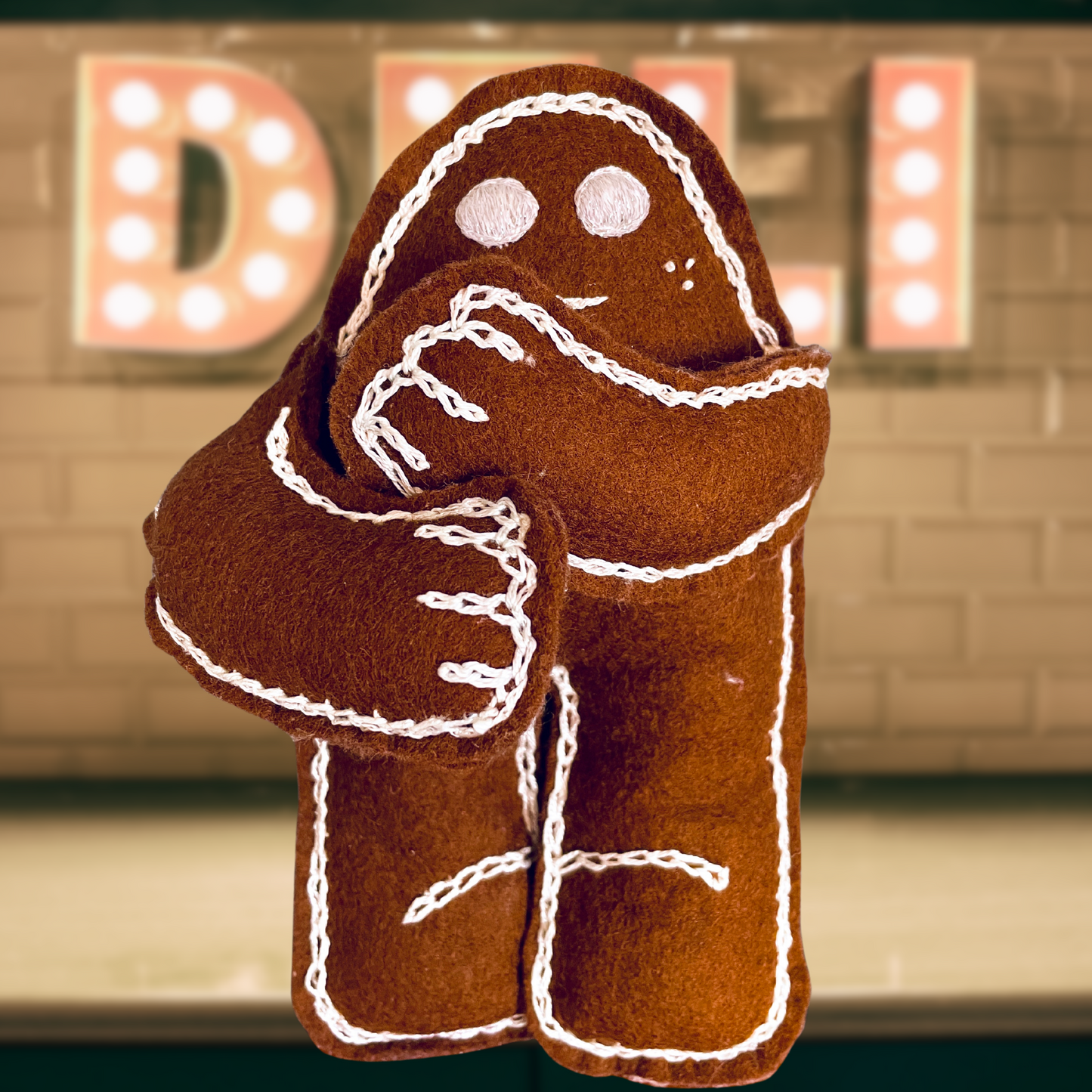 Gingerbread - Felt Golem/et | 10th Minyan
